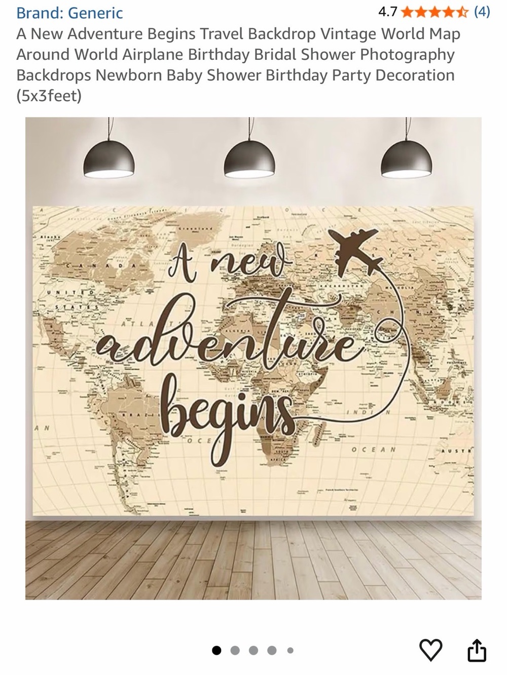 Vintage World Decoration